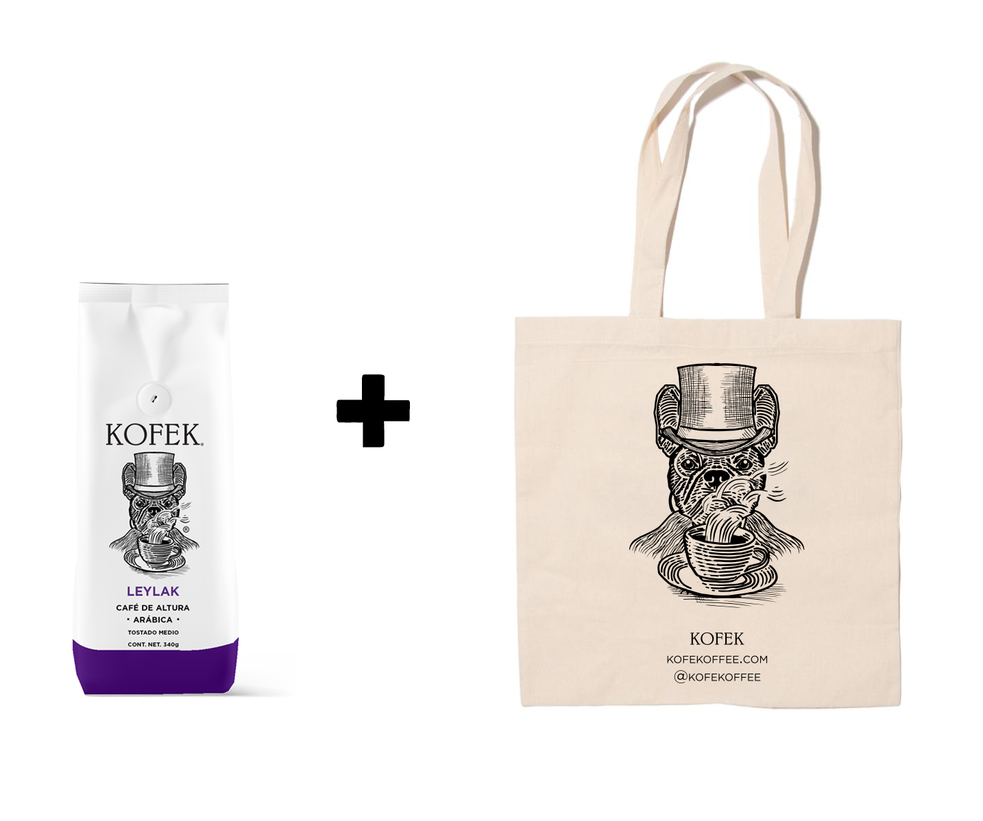 Combo Kofek - Café y Bolsa Tote